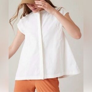 NWOT ATHLETA Women's Performance Poplin Popover